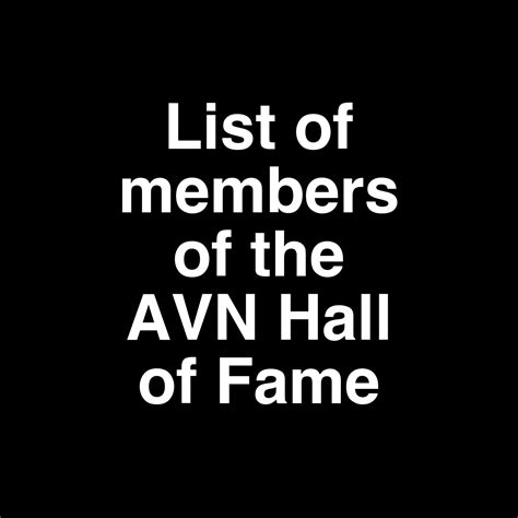 ava deidre|List of members of the AVN Hall of Fame